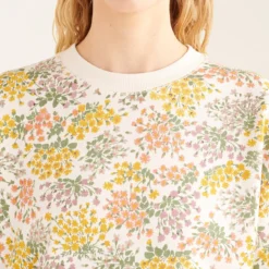 Floral Relaxed Crew Sweatshirt -Deals Wearfluxo Store 38040867 CJ2 e