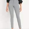 Old Navy High-Waisted Heathered Pixie Straight Ankle Pants For Women