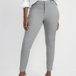 Old Navy High-Waisted Heathered Pixie Straight Ankle Pants For Women -Deals Wearfluxo Store cn50581169