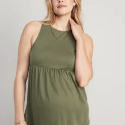 Old Navy Maternity EveryWear Sleeveless Jersey Peplum Top -Deals Wearfluxo Store cn52620488