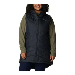 Columbia Women's Heavenly Vest Insulated Semi-Fitted Winter Long