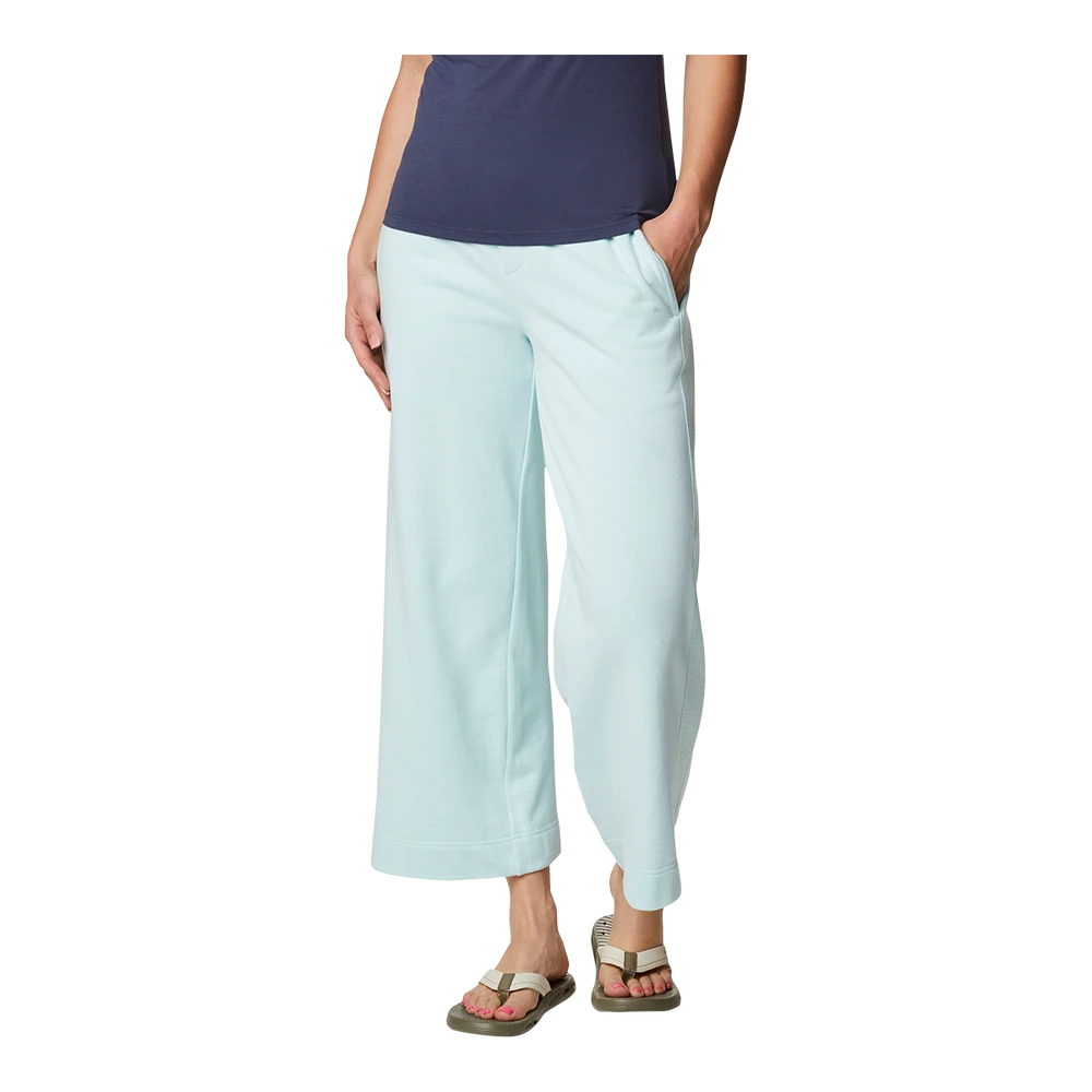 Columbia Women's Lodge French Terry Pants Casual Loose Fit Mid Rise Wide Leg Crop Stretch 1 Columbia Women's Lodge French Terry Pants Casual Loose Fit Mid Rise Wide Leg Crop Stretch