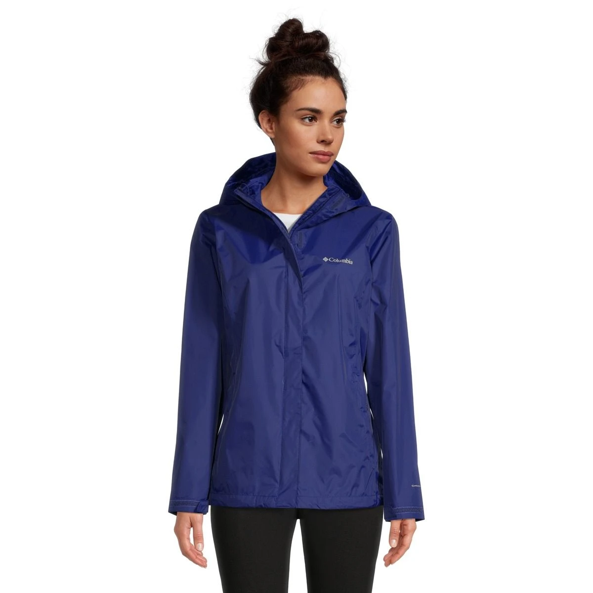 Columbia Women's Arcadia II Hooded Rain Jacket Waterproof Breathable Packable Shell 3 Columbia Women's Arcadia II Hooded Rain Jacket Waterproof Breathable Packable Shell - Image 3