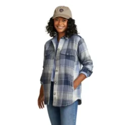Eddie Bauer Women's Campfire Bonding Flannel Jacket -Deals Wearfluxo Store https3A2F2Feddiebauer.scene7 .com2Fis2Fimage2FEddieBauer2FD0081102 440C1 640x