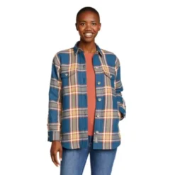 Eddie Bauer Women's Campfire Bonding Flannel Jacket