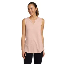 Eddie Bauer Women's Gate Check Sleeveless Split-Neck Tunic -Deals Wearfluxo Store https3A2F2Feddiebauer.scene7 .com2Fis2Fimage2FEddieBauer2FD0091280 691C1 640x