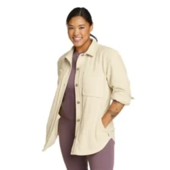 Eddie Bauer Women's Chutes Fleece Shirt Jacket -Deals Wearfluxo Store https3A2F2Feddiebauer.scene7 .com2Fis2Fimage2FEddieBauer2FD0314071 222C1 640x