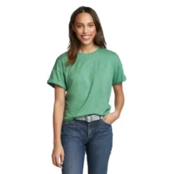Eddie Bauer Women's Gate Check Crewneck T-Shirt -Deals Wearfluxo Store https3A2F2Feddiebauer.scene7 .com2Fis2Fimage2FEddieBauer2FD0314796 736C1 640x