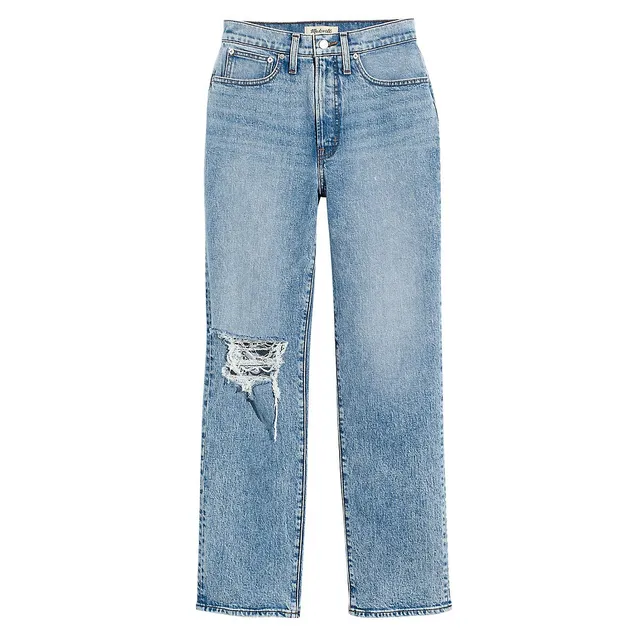 Madewell The Perfect Vintage Knee-Rip Edition Straight Jeans 7 Madewell The Perfect Vintage Knee-Rip Edition Straight Jeans - Image 7
