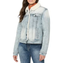 Thelma Faux Fur Faded Bomber Jacket