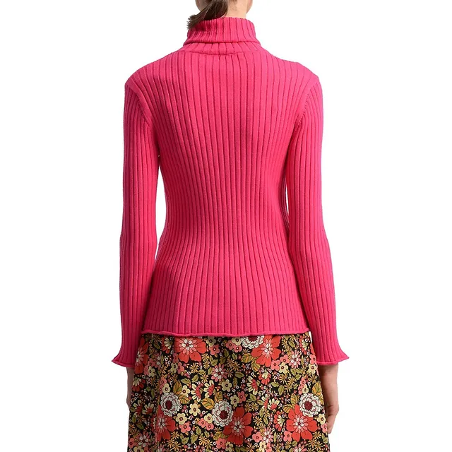 Molly Bracken Turtleneck Rib-Knit Sweater 2 Molly Bracken Turtleneck Rib-Knit Sweater - Image 2