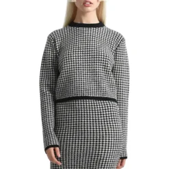 Molly Bracken Graphic Knit Crewneck Sweater