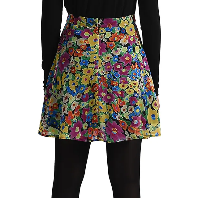 Molly Bracken Lili Sidonio Bright Floral Mini A-Line Skirt 2 Molly Bracken Lili Sidonio Bright Floral Mini A-Line Skirt - Image 2