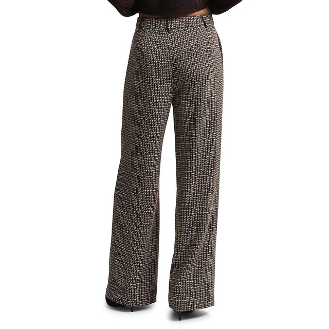 Molly Bracken Wide-Leg Plaid Trousers 2 Molly Bracken Wide-Leg Plaid Trousers - Image 2