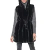 Nina Faux-Fur Hooded Vest