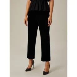 Velour Ankle Pants