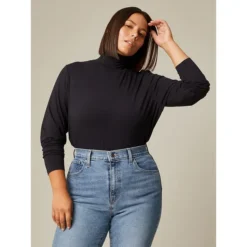 Plus Fitted Turtleneck