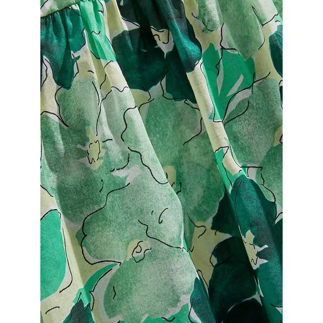 Blooming-Print Tiered Maxi Skirt 3 Blooming-Print Tiered Maxi Skirt - Image 3