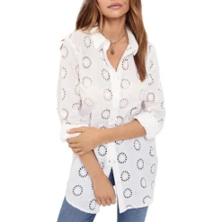 Lipsy Openwork Longline Shirt