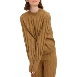 Vero Moda Alanis Striped Mockneck Sweater