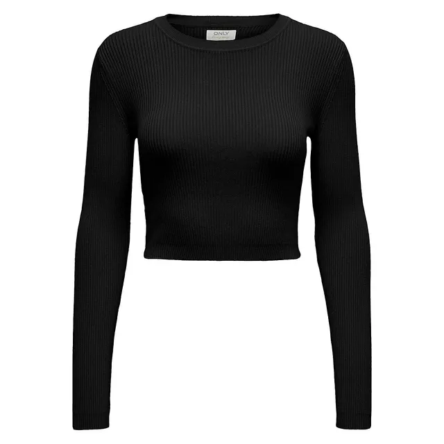 ONLY Meddi Cutout Cropped Sweater 1 ONLY Meddi Cutout Cropped Sweater