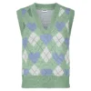 Noisy May Kirsty Heart & Argyle Knit Vest