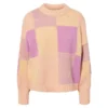 Pieces Meysa Colourblocked Knit Sweater