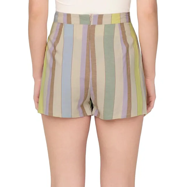 ONLY Tine Striped Faux-Wrap Skort 2 ONLY Tine Striped Faux-Wrap Skort - Image 2