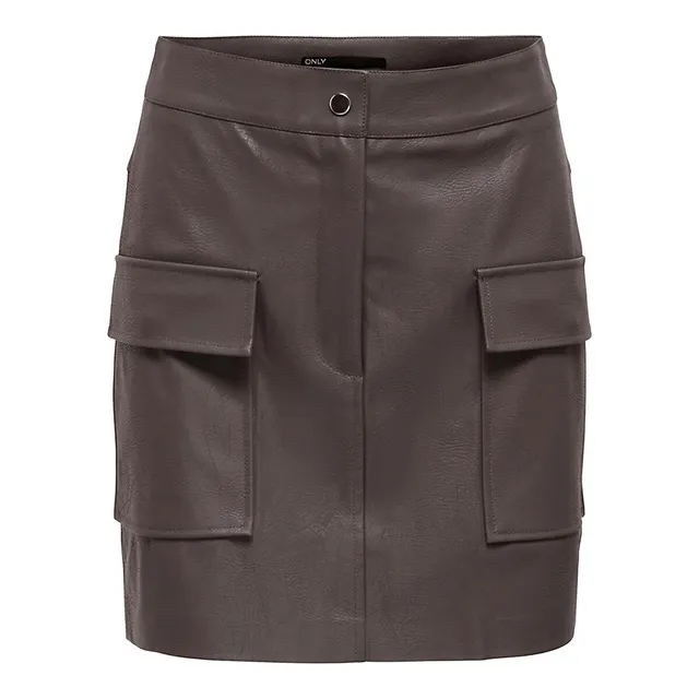 ONLY Vera Faux Leather Cargo Mini Skirt 6 ONLY Vera Faux Leather Cargo Mini Skirt - Image 6