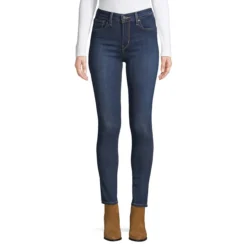 FREE PEOPLE 721 High-Rise Skinny Jeans Blue Story