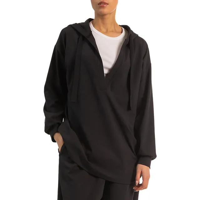 Isabel V-Neck Hoodie 1 Isabel V-Neck Hoodie