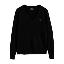 Gant Extrafine Lambswool V-Neck Sweater