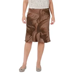 Printed Satin Slip Skirt