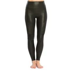 Spanx Faux Leather Moto Leggings