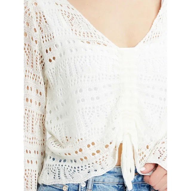 Crochet Knit Sweater 4 Crochet Knit Sweater - Image 4