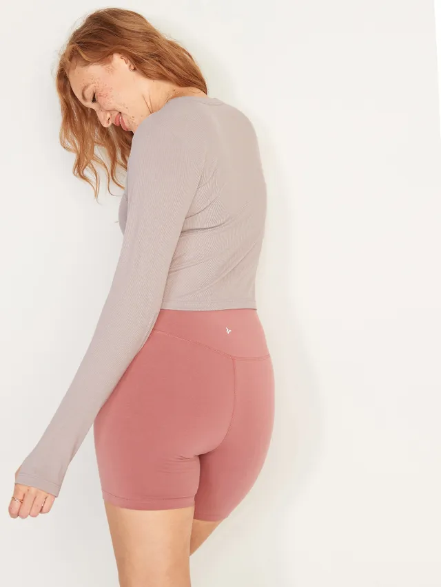 Old Navy UltraLite Long-Sleeve Crew-Neck Ribbed Cropped Top For Women 7 Old Navy UltraLite Long-Sleeve Crew-Neck Ribbed Cropped Top For Women - Image 7