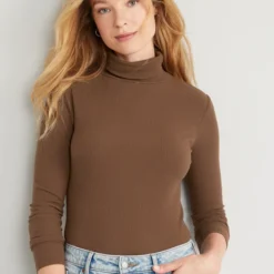 Old Navy Rib-Knit Turtleneck Top For Women