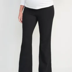 Old Navy Maternity Full Panel Flare Black Jeans