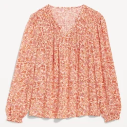 Old Navy Crinkled Smocked Poet Swing Blouse For Women -Deals Wearfluxo Store https3A2F2Foldnavy.gapcanada.ca2Fwebcontent2F00522F3912F7982Fcn52391798.jpg 640x