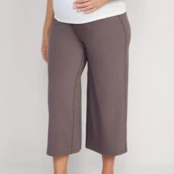 Old Navy Maternity Rollover-Waist PowerLite LYCRA® ADAPTIV Cropped Wide-Leg Pants -Deals Wearfluxo Store https3A2F2Foldnavy.gapcanada.ca2Fwebcontent2F00522F6172F1222Fcn52617122.jpg 640x