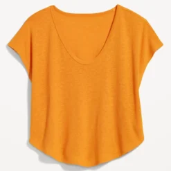 Old Navy Linen-Blend Cropped Voop-Neck T-Shirt For Women -Deals Wearfluxo Store https3A2F2Foldnavy.gapcanada.ca2Fwebcontent2F00522F7212F6242Fcn52721624.jpg 640x