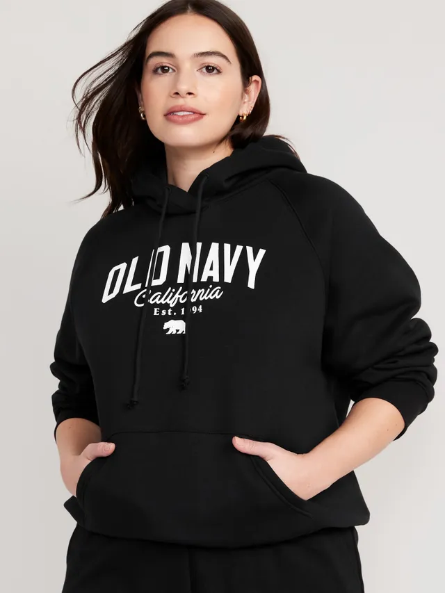 Old Navy Oversized Logo-Graphic Fleece Hoodie For Women 5 Old Navy Oversized Logo-Graphic Fleece Hoodie For Women - Image 5