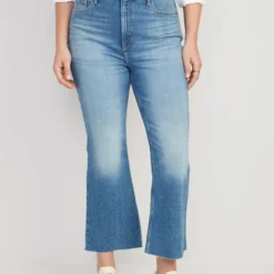 Old Navy Higher High-Waisted Cropped Cut-Off Flare Jeans For Women -Deals Wearfluxo Store https3A2F2Foldnavy.gapcanada.ca2Fwebcontent2F00522F8852F5412Fcn52885541.jpg 640x