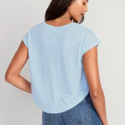 Old Navy Linen-Blend Cropped Voop-Neck T-Shirt For Women -Deals Wearfluxo Store https3A2F2Foldnavy.gapcanada.ca2Fwebcontent2F00522F9502F8752Fcn52950875.jpg 640x
