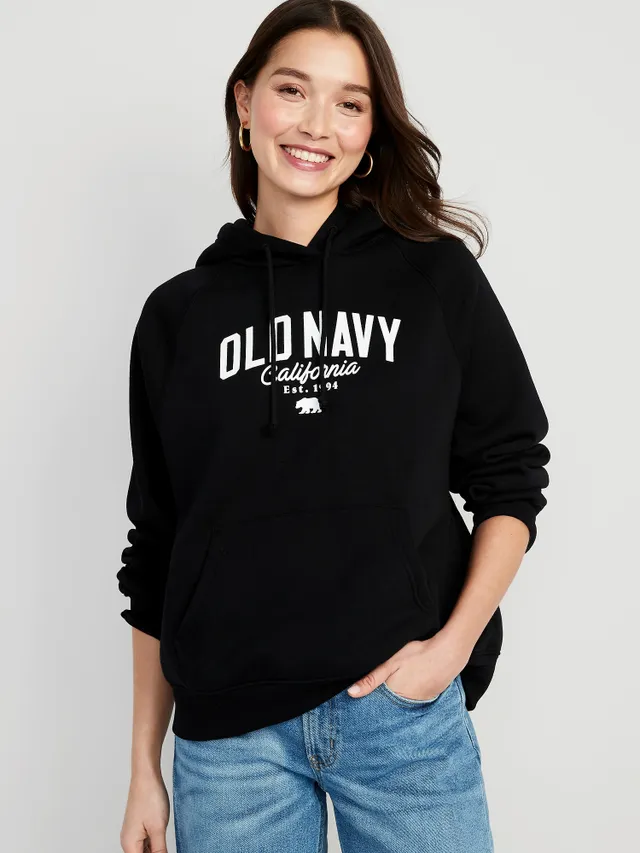 Old Navy Oversized Logo-Graphic Fleece Hoodie For Women 1 Old Navy Oversized Logo-Graphic Fleece Hoodie For Women