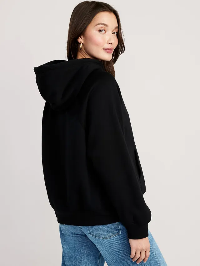 Old Navy Oversized Logo-Graphic Fleece Hoodie For Women 2 Old Navy Oversized Logo-Graphic Fleece Hoodie For Women - Image 2