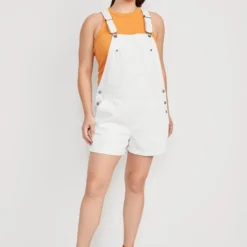 Old Navy Slouchy Straight Non-Stretch White Jean Shortalls For Women -- 3.5-inch Inseam -Deals Wearfluxo Store https3A2F2Foldnavy.gapcanada.ca2Fwebcontent2F00532F2072F7672Fcn53207767.jpg 640x