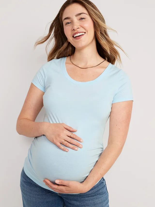 Old Navy Maternity EveryWear Scoop-Neck T-Shirt 1 Old Navy Maternity EveryWear Scoop-Neck T-Shirt