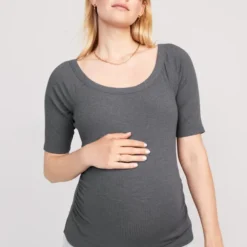Old Navy Maternity 3/4-Sleeve Side-Shirred T-Shirt 10 Old Navy Maternity 3/4-Sleeve Side-Shirred T-Shirt -Deals Wearfluxo Store https3A2F2Foldnavy.gapcanada.ca2Fwebcontent2F00532F3592F3452Fcn53359345.jpg 640x