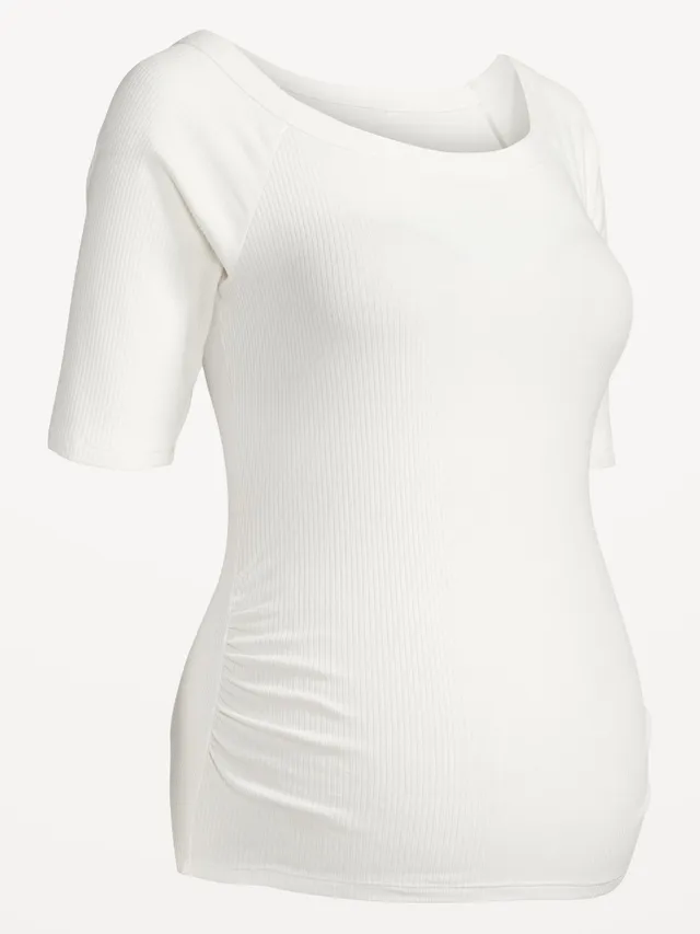 Old Navy Maternity 3/4-Sleeve Side-Shirred T-Shirt 8 Old Navy Maternity 3/4-Sleeve Side-Shirred T-Shirt - Image 8